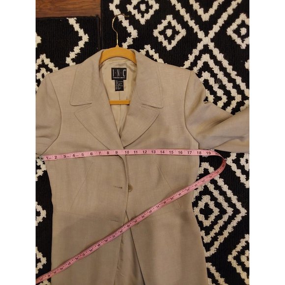 International Concepts Latte Look 3 Button Lined Lightweight Blazer. Size 8 - Picture 5 of 12